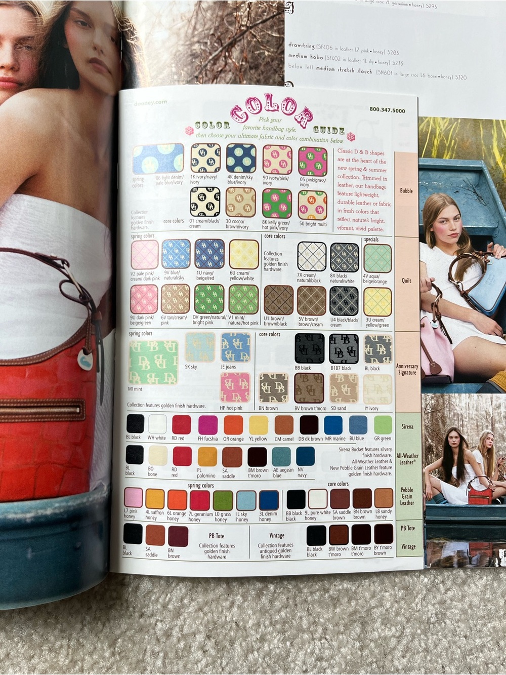 Dooney & Bourke Rare Georgia 2006 Handbag and Accessories Catalog Y2K Brand New! - Picture 7 of 11